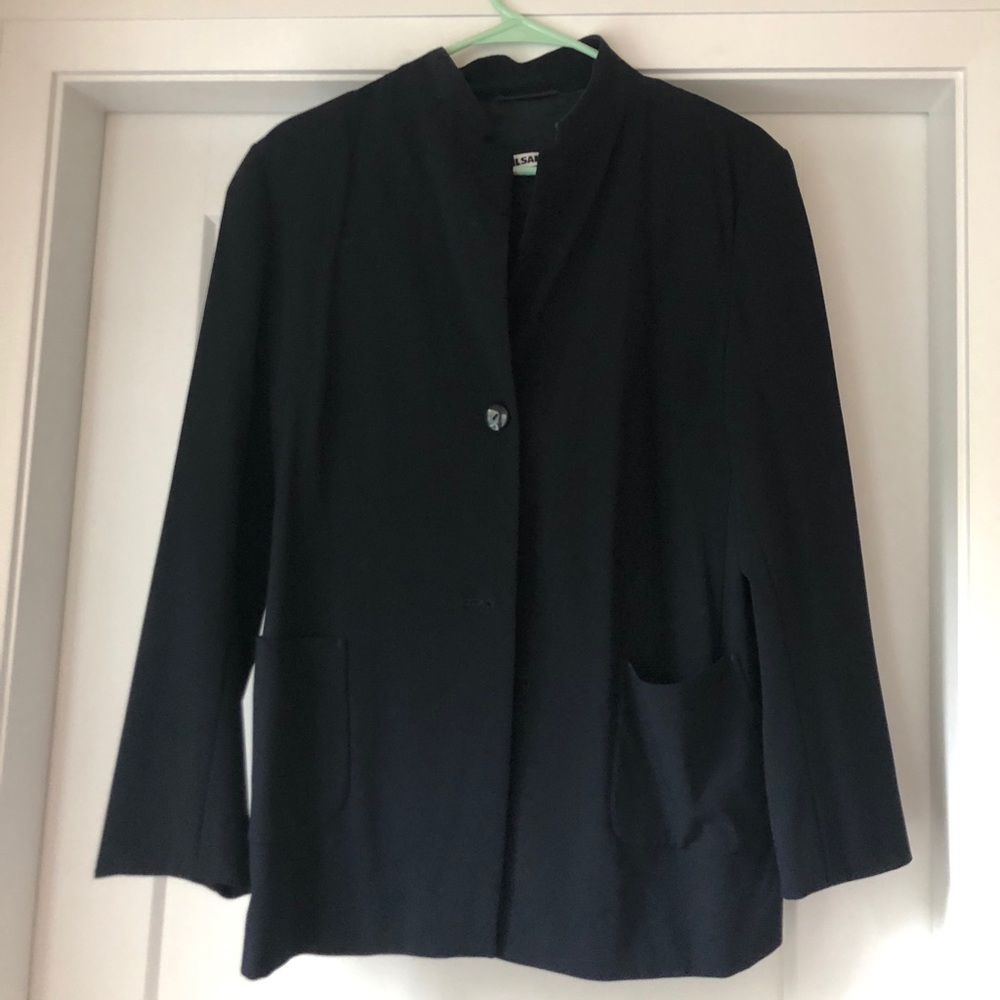 Jil Sander vintage black blazer, size 42